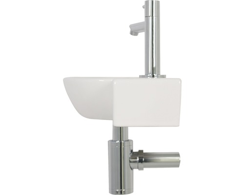 Wastafel met kraan en sifon