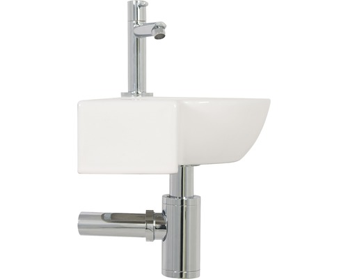 Wastafel met kraan en sifon