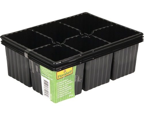 FLORASELF Kweekpotten 6 x 4 st FLORASELF Kweekpotten 6 x 4 st