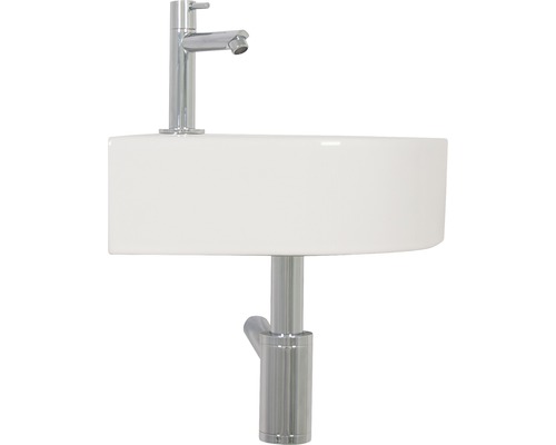 Wastafel met kraan en sifon