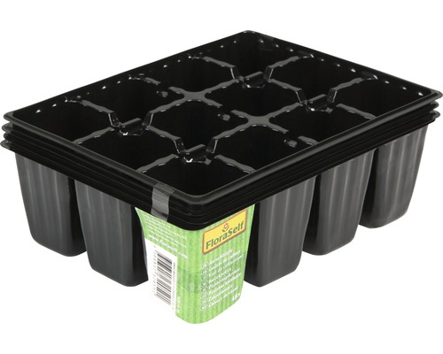 FLORASELF Kweekpotjes 17x13x5 cm 4 x 12 potjes FLORASELF Kweekpotjes 17x13x5 cm 4 x 12 potjes
