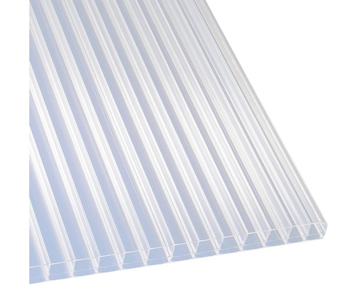 GUTTA Dual kanaalplaat, opaal wit, 2000x980x16 mm Kunststof lichtplaat