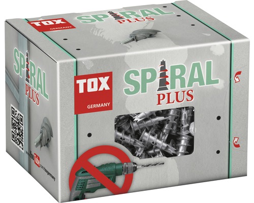 TOX Spiral Plus pluggen, verpakking voor gipsplaten