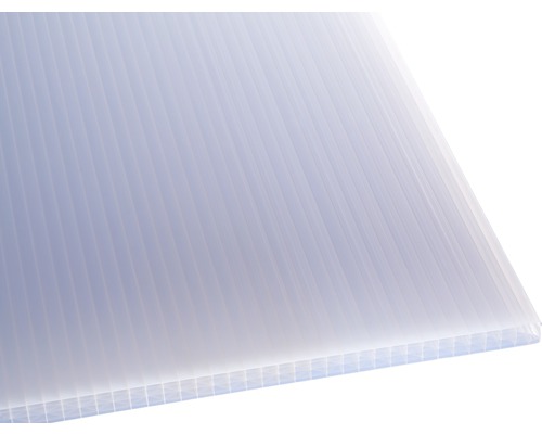GUTTA Polycarbonaat Kanaalplaat, wit opaal, 2000x980x25 mm Golfplaat van kunststof