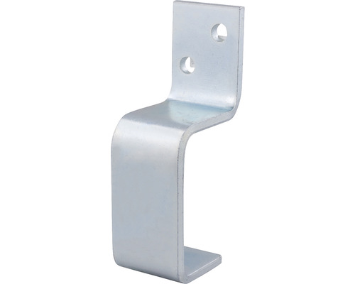 Metalen hoek met twee gaten voor bevestiging