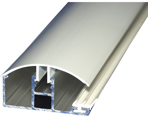 GUTTA PVC Klem-randprofiel voor 10-16 mm kanaalplaat, 2000 mm