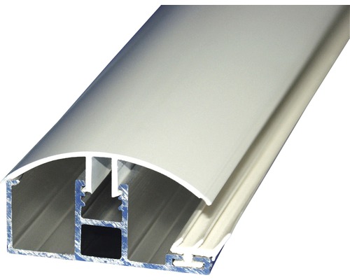 GUTTA PVC Klem-randprofiel voor 10-16 mm kanaalplaat, 2500 mm Aluminium profiel voor constructie