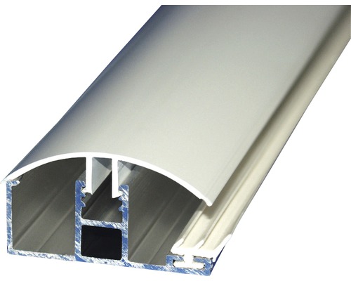 GUTTA PVC Klem-randprofiel voor 10-16 mm kanaalplaat, 2500 mm