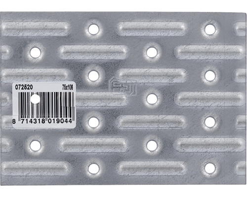 Geperforeerde plaat 75x108 millimeter