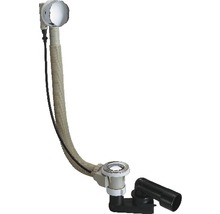 ALCA PLAST Badafvoer met overloop chroom-thumb-0 ALCA PLAST Badafvoer met overloop chroom-thumb-0