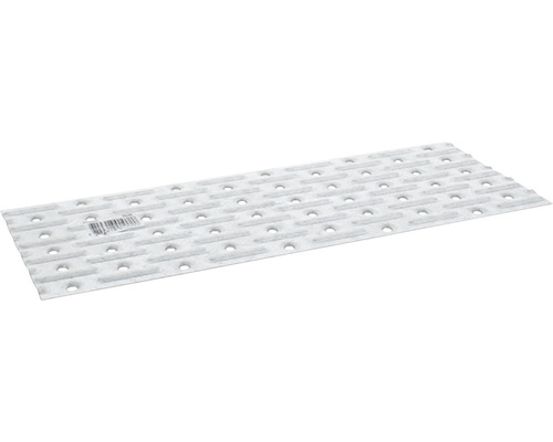 GB Spijkerplaat 106x256 mm verzinkt Isolatiestrook voor gipsplaatconstructie met geperforeerd oppervlak