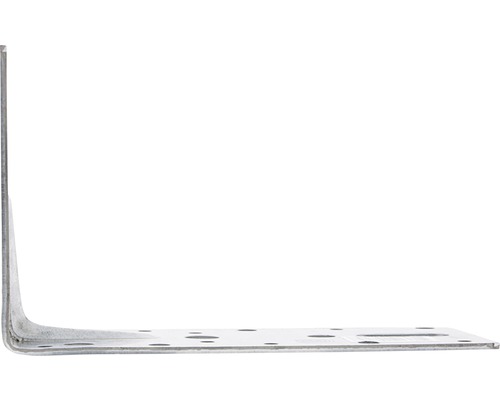 Hoekverbinder van metaal met gaten