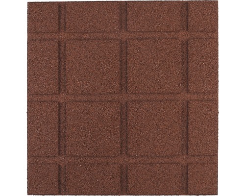 Vierkante rubberen mat met reliëfpatroon