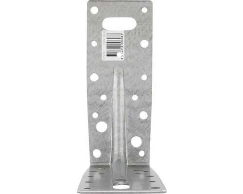 Metalen hoekverbinding met gaten, 150x150 mm