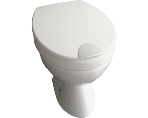 Staande toilet van sanitair keramiek