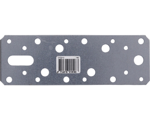 Metalen verbindingsstuk met gaten voor schroeven