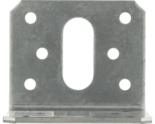 Metalen hoekverbinding met gaten voor bevestiging
