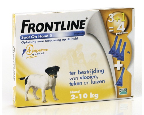 Frontline Spot on, hond, small 2-10 kg