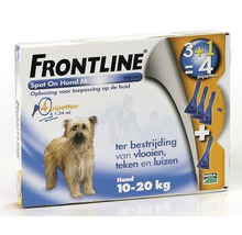Frontline Spot on, hond, medium 10-20kg 4 pip-thumb-1