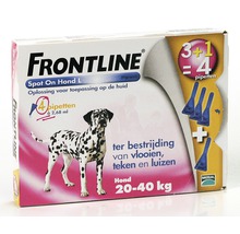 Frontline Spot on, hond, large 20-40kg 4 pip-thumb-0