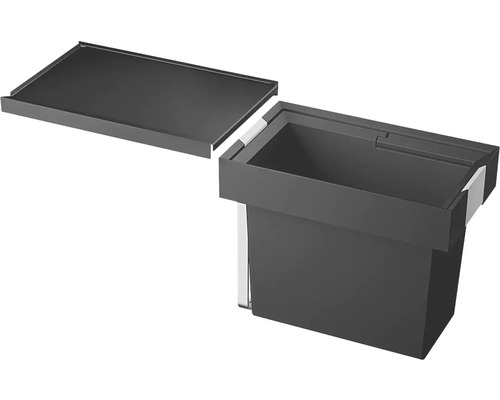 Afvalbak met deksel voor keukenmontage