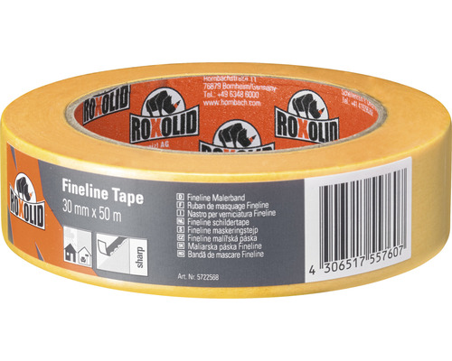 ROXOLID Schilderstape Fine Line tape gold 50 m x 30 mm ROXOLID Schilderstape Fine Line tape gold 50 m x 30 mm