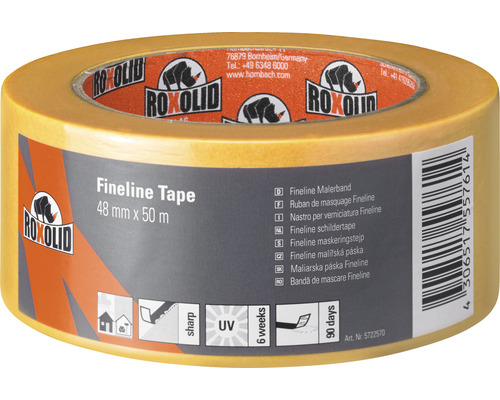 ROXOLID Schilderstape Fine Line tape gold 48 mm x 50 m Roxolid Fineline schilderstape 48 mm x 50 m