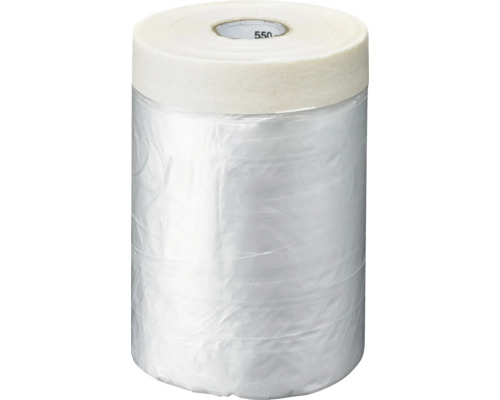 Afdekfolie met afplakband om oppervlakken te beschermen tijdens het schilderen of lakken.