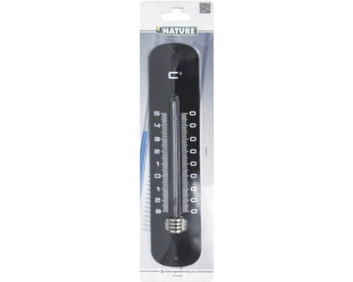 Zwarte buitenthermometer van Nature