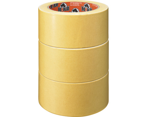 Stapel van drie rollen dubbelzijdig plakband