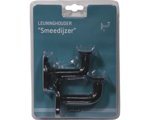 Leuninghouder van smeedijzer in blisterverpakking