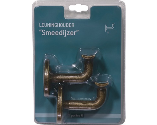 Verpakking met twee smeedijzeren leuninghouders