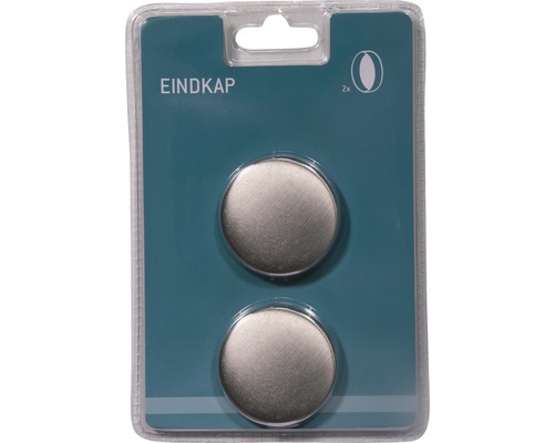 Twee eindkappen in blisterverpakking