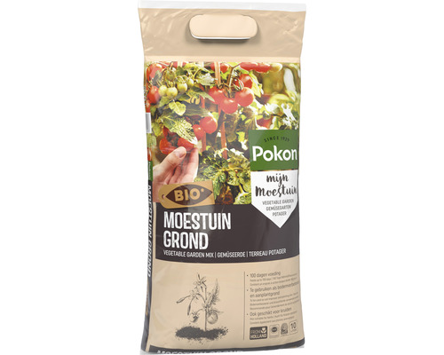 Pokon biologische moestuingrond, geschikt voor de groenteteelt