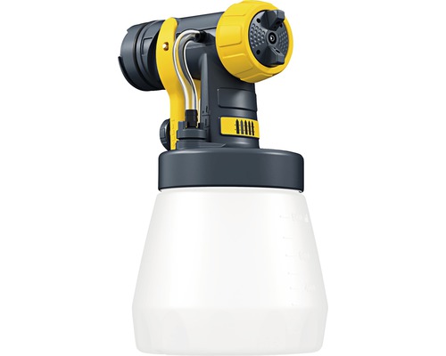 Verfspuitsysteem met reservoir voor verf