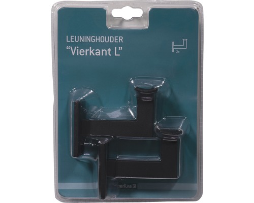 Verpakking met twee L-vormige leuninghouders