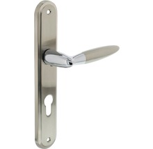 INTERSTEEL Deurkruk paar Elen op schild met profielcilindergat PC72 chroom nikkel