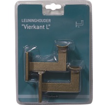 Verpakking met twee vierkante L-vormige leuninghouders