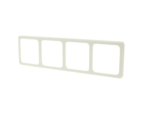 Schakelaarframe met viervoudige afdekking