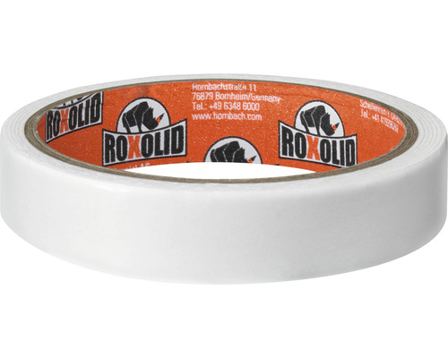 Witte dubbelzijdige rol tape