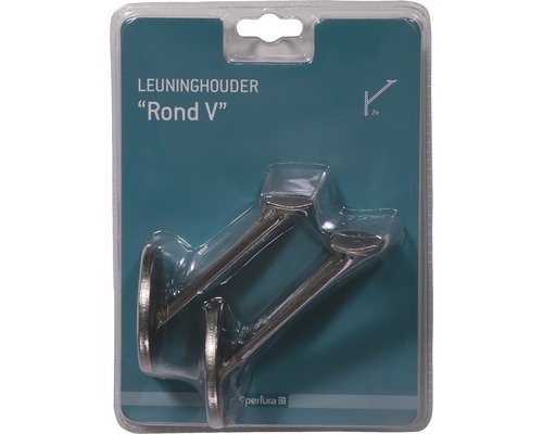 Verpakking met twee ronde V-vormige leuninghouders