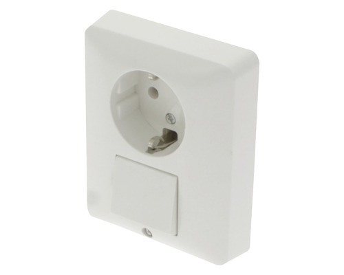 PEHA Standard Combinatie stopcontact 1-voudig RA + wisselschakelaar zuiverwit 80.6686.02