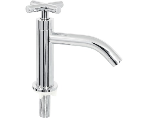 Metalen kraan met kruisgreep