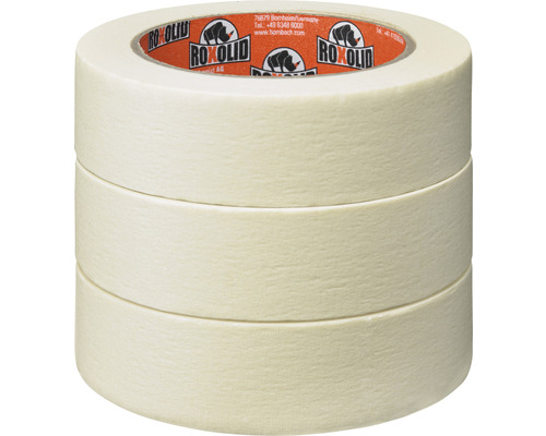 Stapel van drie rollen schilderstape