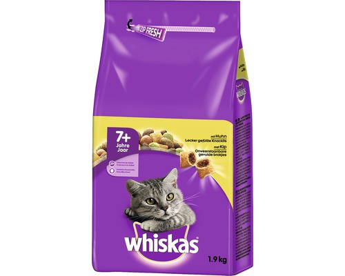 WHISKAS Kattenvoer senior kip 1,9 kg