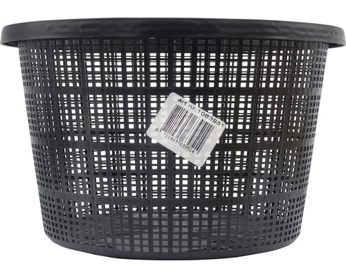 Zwarte plantenmand van kunststof
