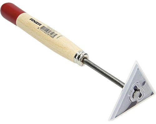 Anza schraper met houten handvat