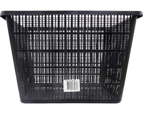 Zwarte wasmand van kunststof