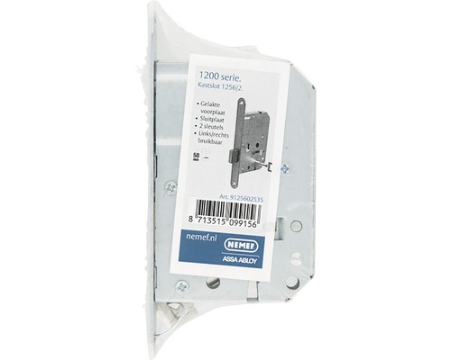 Nemef meubelslot 1256/2 in verpakking