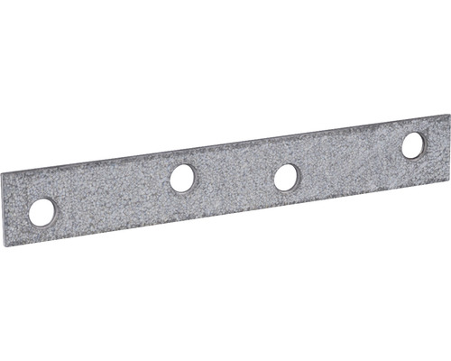 STARX Verbindingsplaat 100 mm verzinkt, 4 stuks Metalen verbindingsplaat met vier gaten
